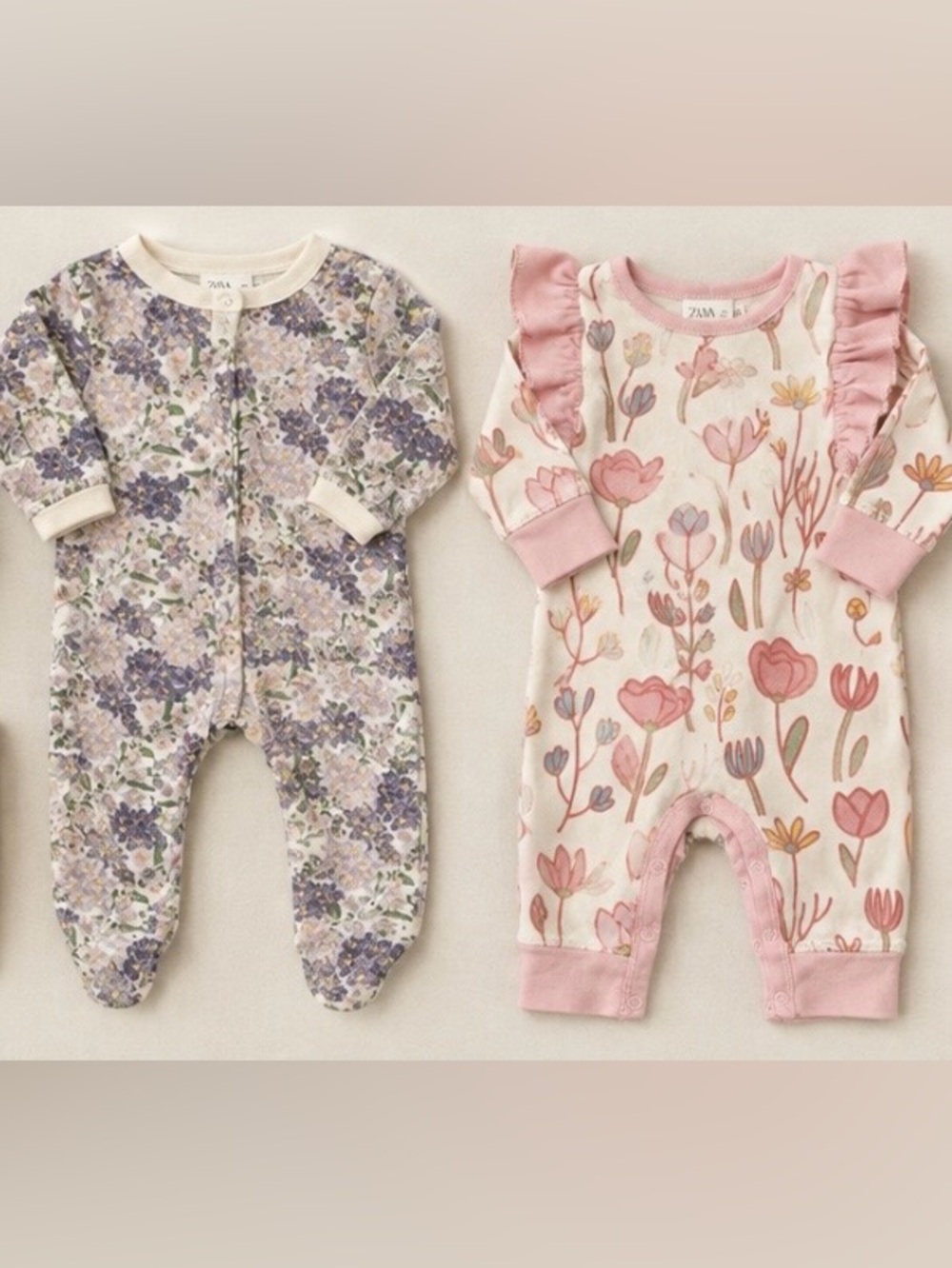 Burt’s Bees & Monica + Andy Baby Girl Outfits
